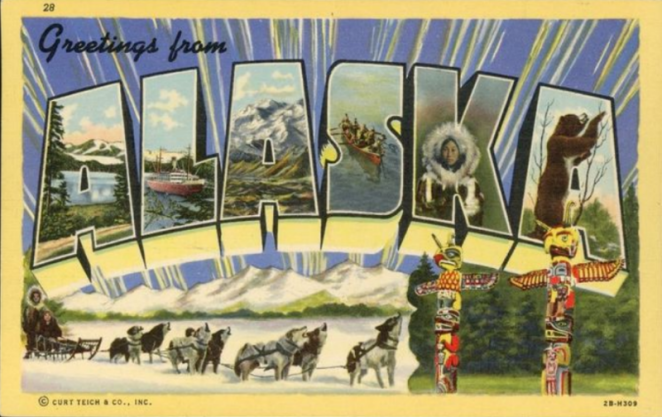 Greetings from Alaska Postcard 800px