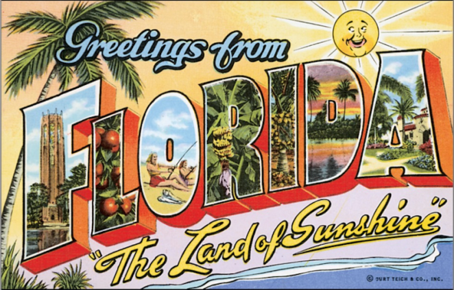 Greetings from Florida Postcard 800px