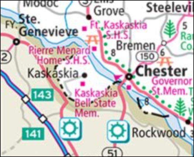 Kaskaskia Map