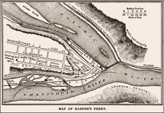 Old Map Harpers Ferry