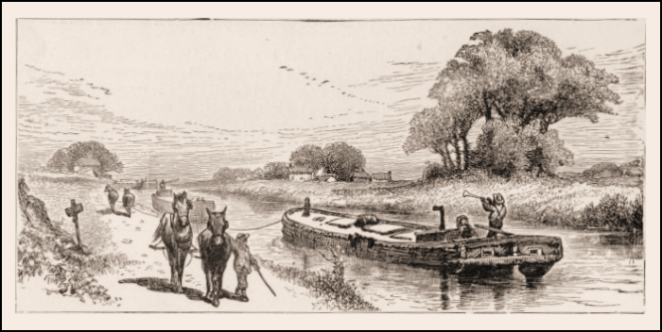 Towboat line drawing