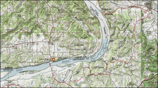 No Roads near Ohio River